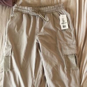 NEW WITH TAGS Gray cargo Joggers